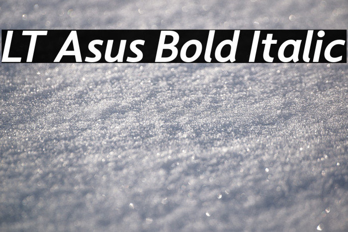 LT Asus Bold Italic Example 2