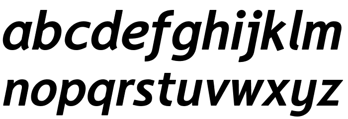 LT Asus Bold Italic Font LOWERCASE