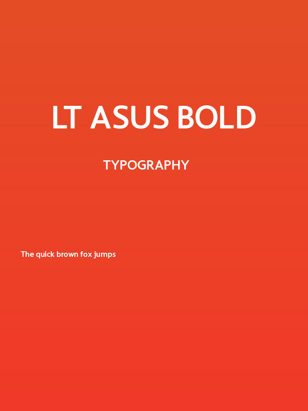 LT Asus Bold Poster