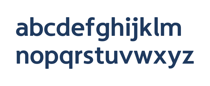 LT Asus Bold Lowercase