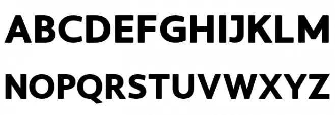 LT Asus Heavy Font UPPERCASE
