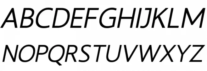 LT Asus Italic Font Litere mari