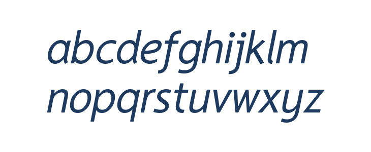 LT Asus Italic Lowercase