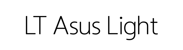 LT Asus Light  font caratteri gratis
