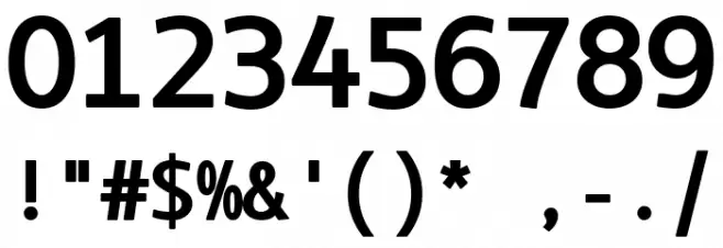 LT Asus Mono Bold Font OTHER CHARS