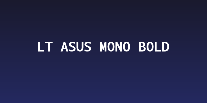 LT Asus Mono Bold Social Header