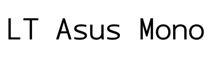 LT Asus Mono  नि: शुल्क फ़ॉन्ट्स डाउनलोड
