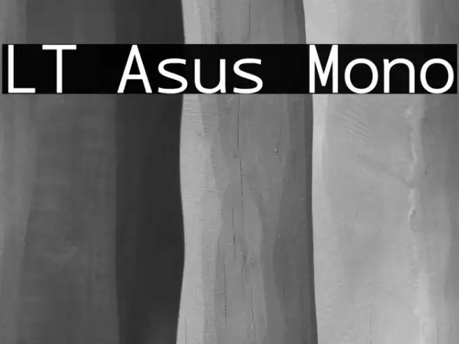 LT Asus Mono Font examples