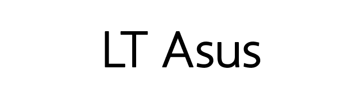 LT Asus  नि: शुल्क फ़ॉन्ट्स डाउनलोड