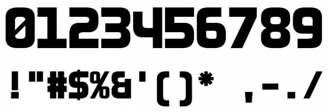 LT Binary Neue Black Font OTHER CHARS