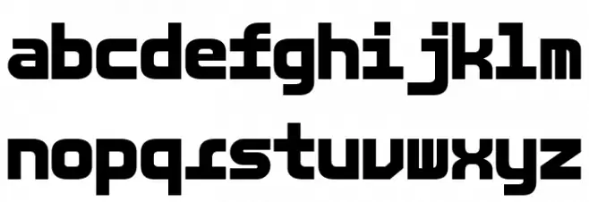 LT Binary Neue Black Font LOWERCASE