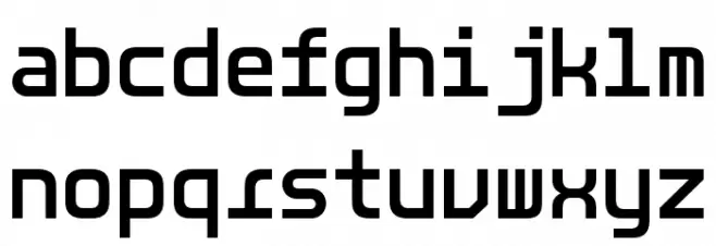 LT Binary Neue Bold Шрифта строчной
