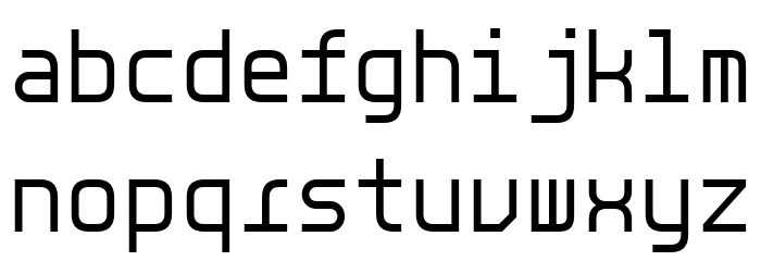 LT Binary Neue Regular Font LOWERCASE