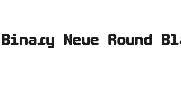 LT Binary Neue Round Black Logo