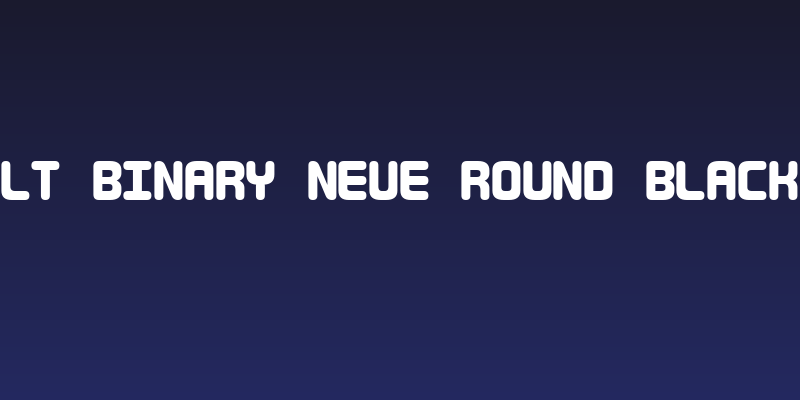 LT Binary Neue Round Black Social Header