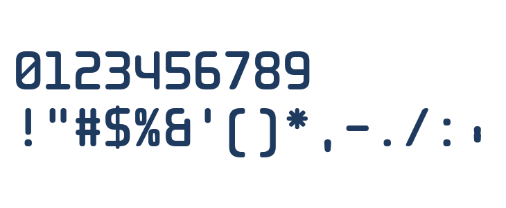 LT Binary Neue Round Bold Other Characters