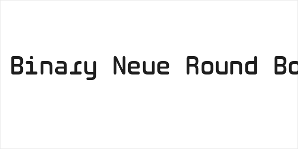 LT Binary Neue Round Bold Logo