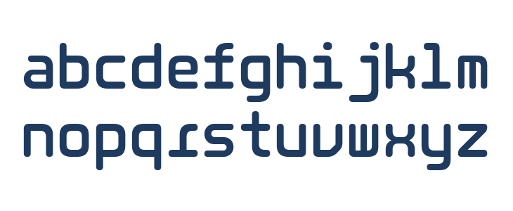 LT Binary Neue Round Bold Lowercase