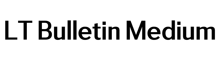 LT Bulletin Medium  フリーフォントのダウンロード