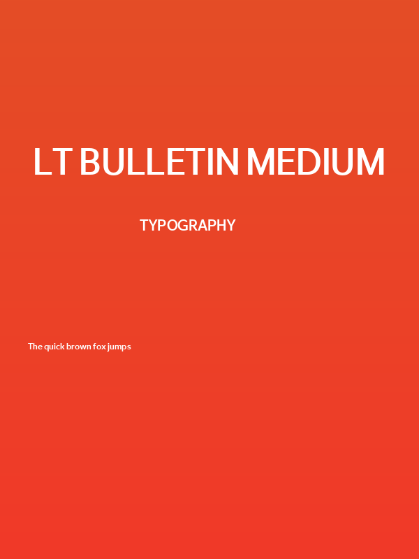 LT Bulletin Medium Poster