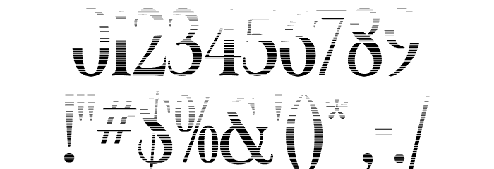 LT Carpet Gradient Medium Font OTHER CHARS