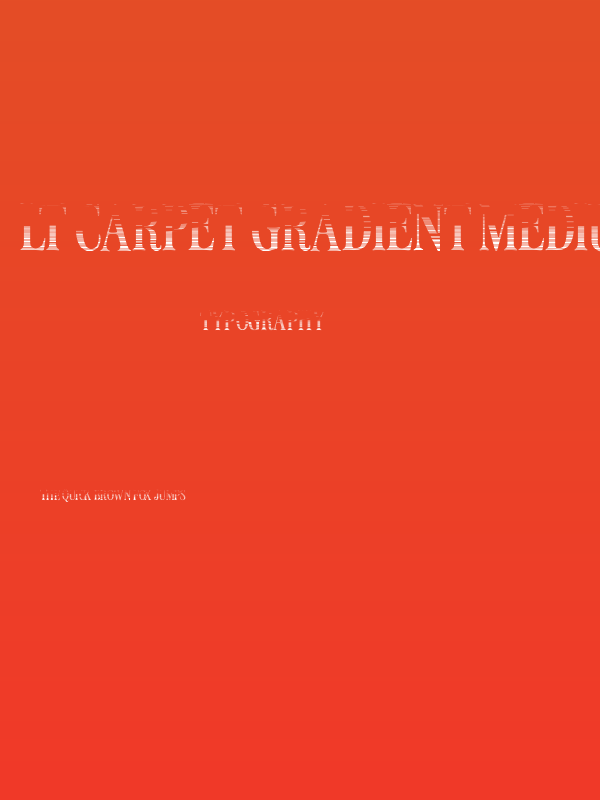 LT Carpet Gradient Medium Poster