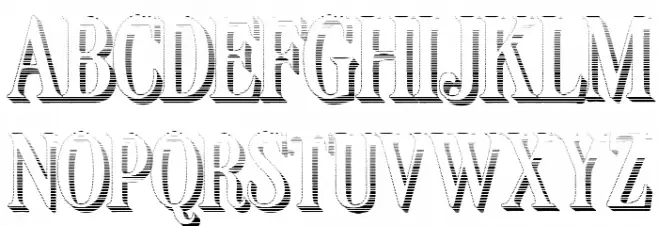 LT Carpet Shadow Gradient Medium Schriftart Groß