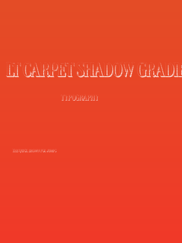 LT Carpet Shadow Gradient Medium Poster