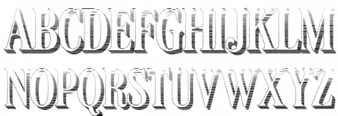 LT Carpet Shadow Gradient Medium Font Litere mici