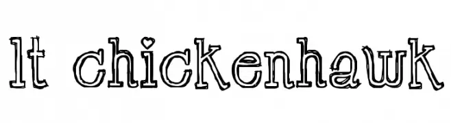 LT Chickenhawk  Free Fonts Download