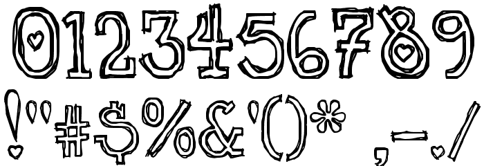 LT Chickenhawk Font OTHER CHARS