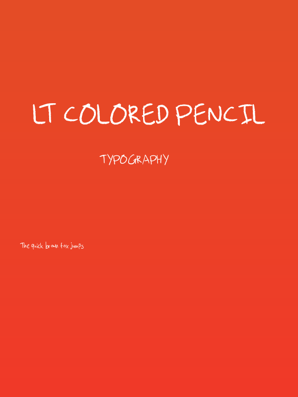 LT Colored Pencil Poster