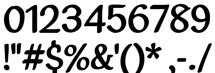 LT Comical Medium Font OTHER CHARS