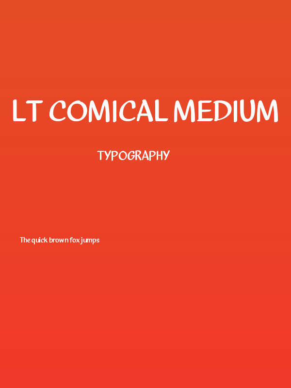 LT Comical Medium Poster