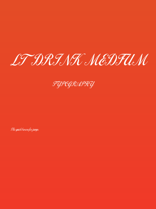 LT Drink Medium Poster