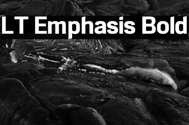 LT Emphasis Bold Font examples