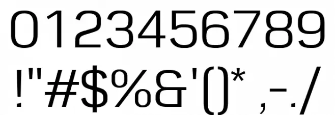 LT Emphasis Light Font OTHER CHARS