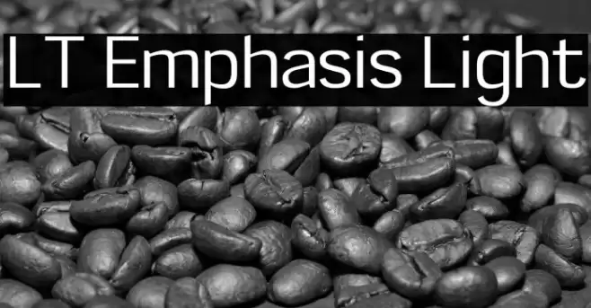 LT Emphasis Light Font examples
