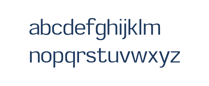 LT Emphasis Light Lowercase