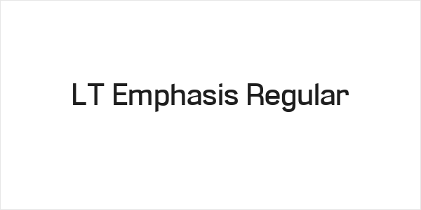 LT Emphasis Regular Logo