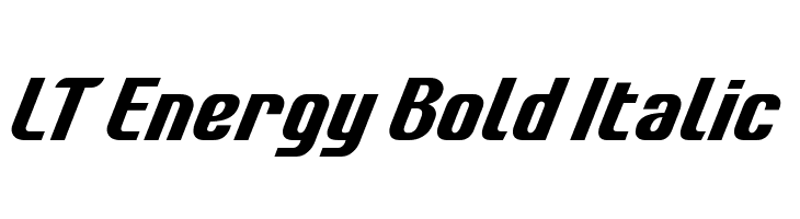 LT Energy Bold Italic  les polices de caractères gratuit tlcharger