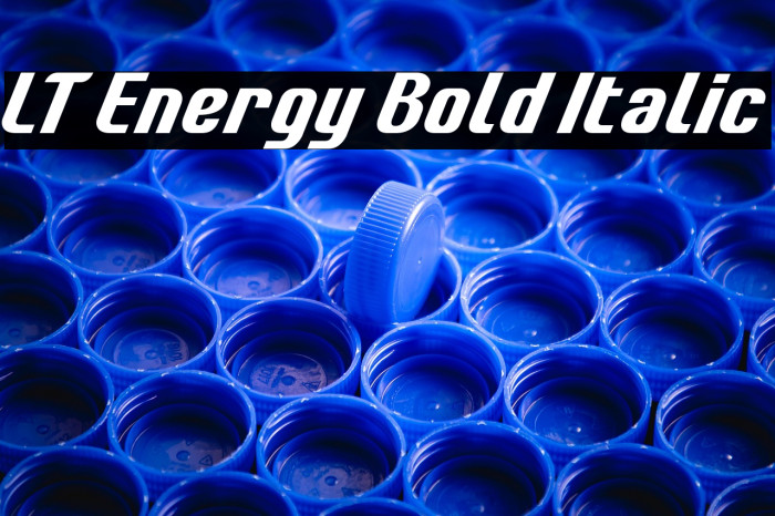 LT Energy Bold Italic Example 1