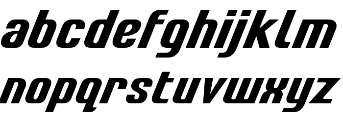 LT Energy Bold Italic Font LOWERCASE