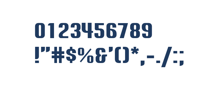 LT Energy Bold Other Characters