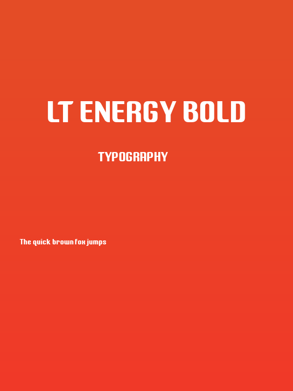 LT Energy Bold Poster
