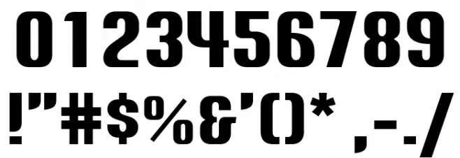 LT Energy CYR Bold Font OTHER CHARS