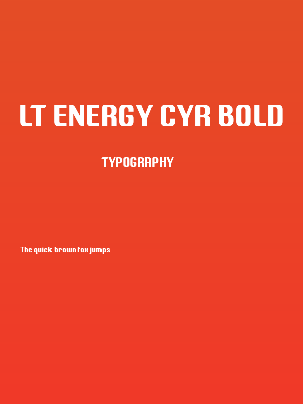 LT Energy CYR Bold Poster