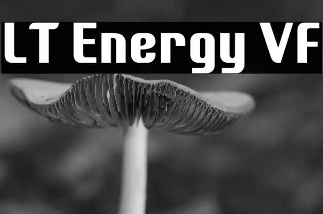 LT Energy VF Font examples