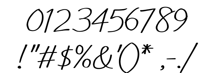LT Feelgood Regular Font OTHER CHARS