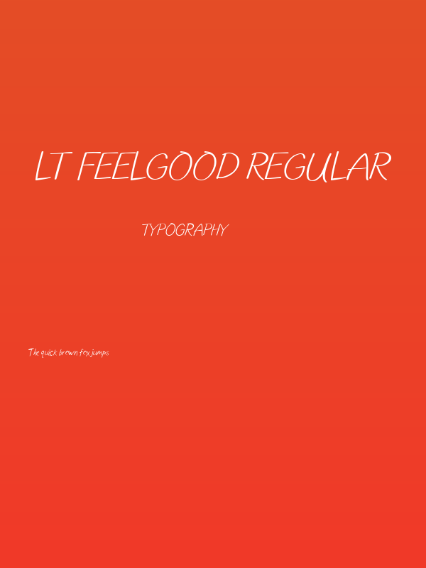 LT Feelgood Regular Poster